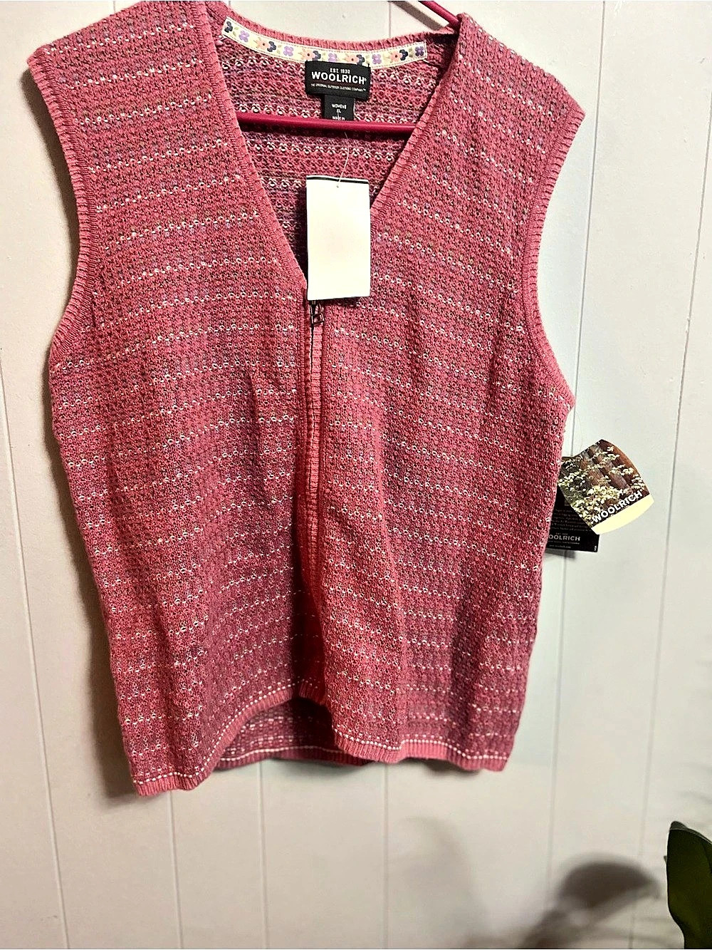 Vintage Woolrich Women's Wool Sweater Vest Size XL NWT